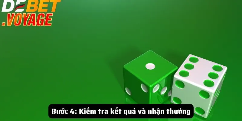 Xóc đĩa tứ linh tại DEBET - Hướng dẫn chi tiết cho người mới 2 Bước 4: Kiểm tra kết quả và nhận thưởng