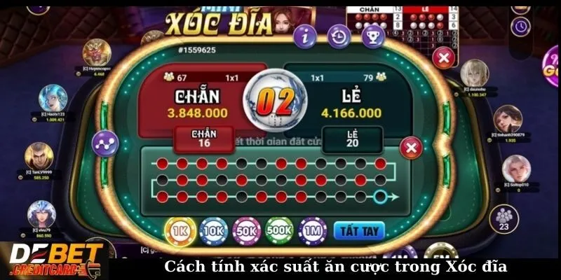 Làm sao để thắng nhiều khi chơi xóc đĩa tại nhà cái Debet? 2 Cách tính xác suất ăn cược trong Xóc đĩa